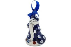 Polish Pottery 4" Santa Claus Ornament Mosquito