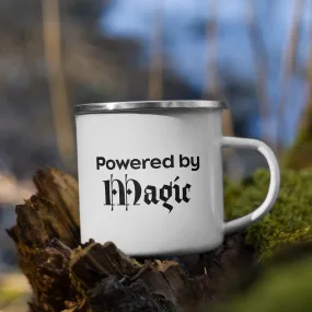 Powered by Magic Enamel Mug