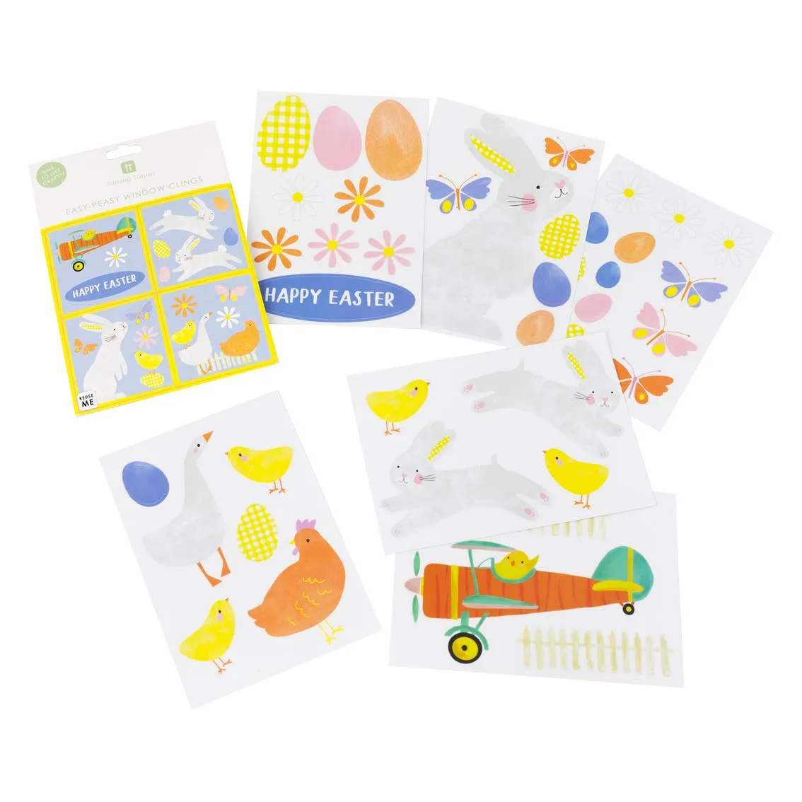 Rabbit Window Cling Easter Decorations