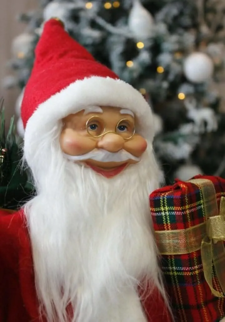 Red Standing Santa Figure - 60cm