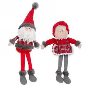 Santa & Mrs. Claus Plush Decor
