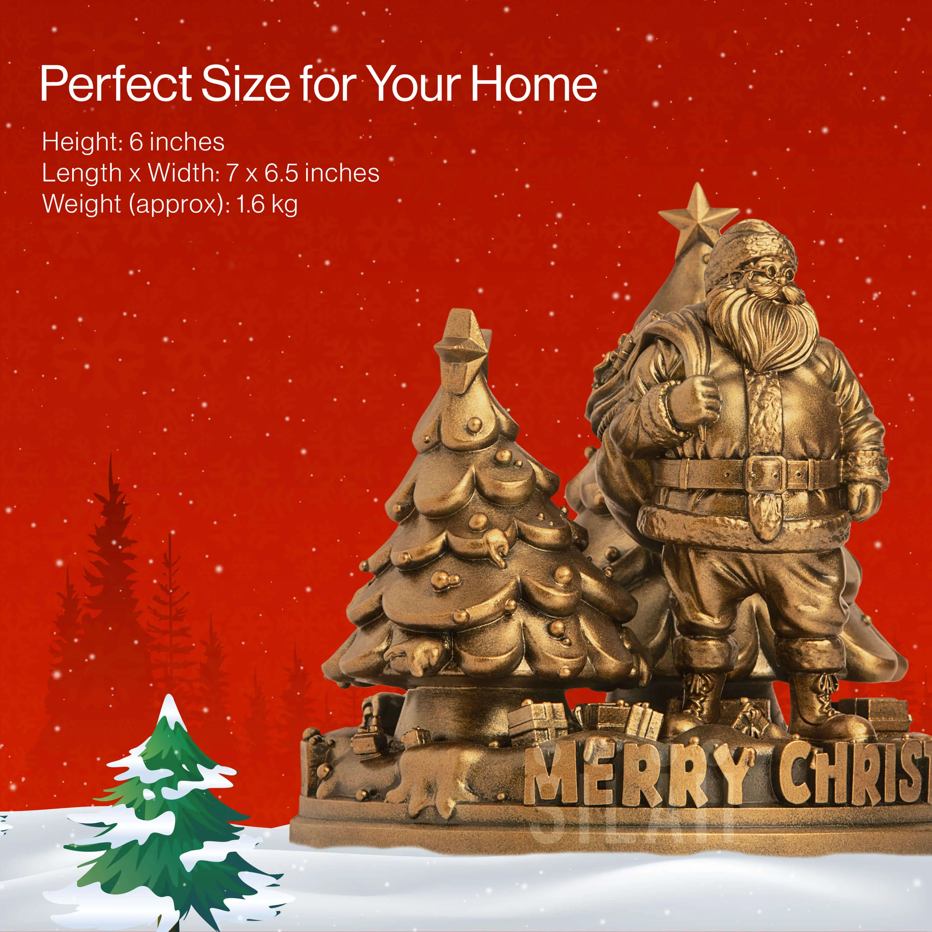 Santa Claus Christmas Sculpture
