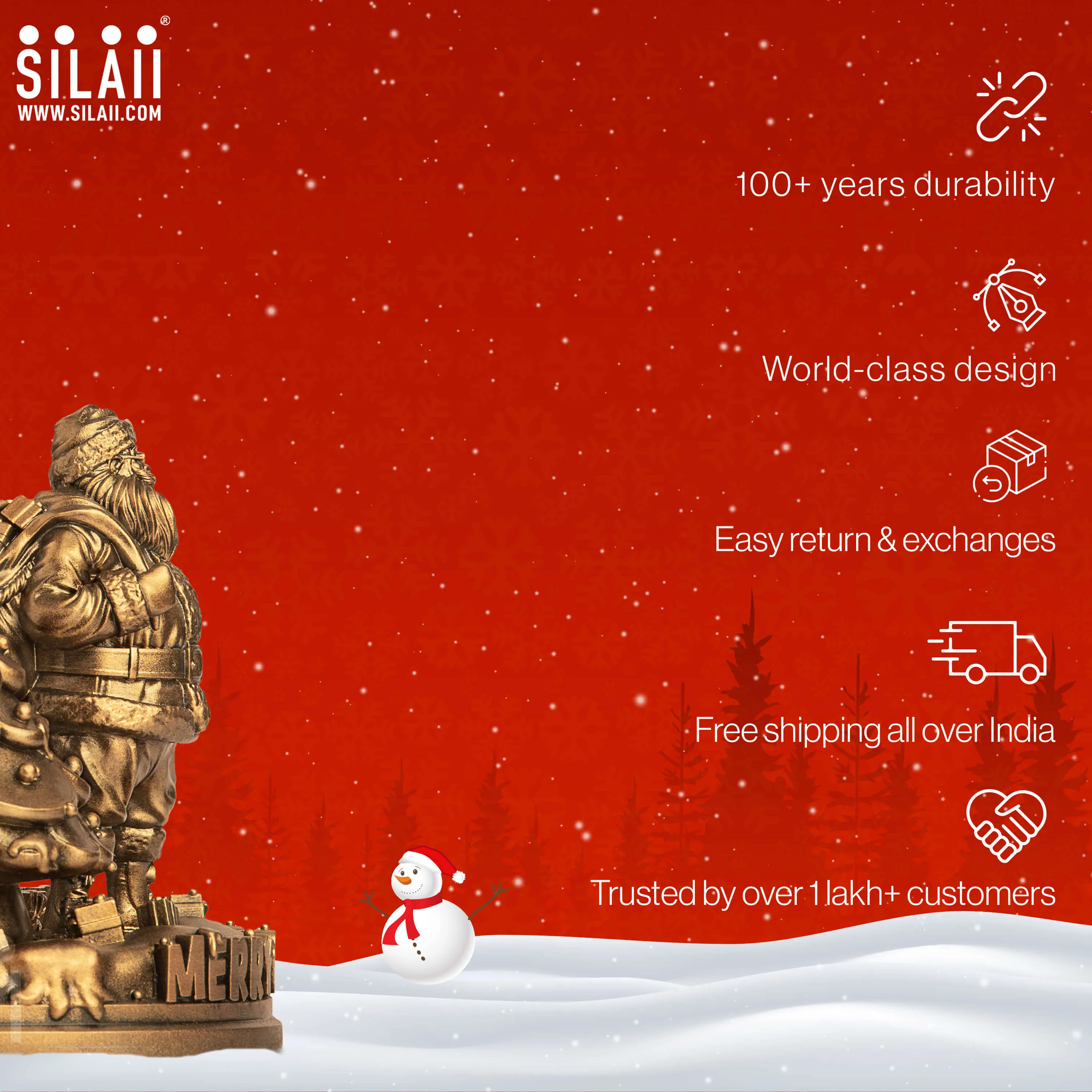 Santa Claus Christmas Sculpture