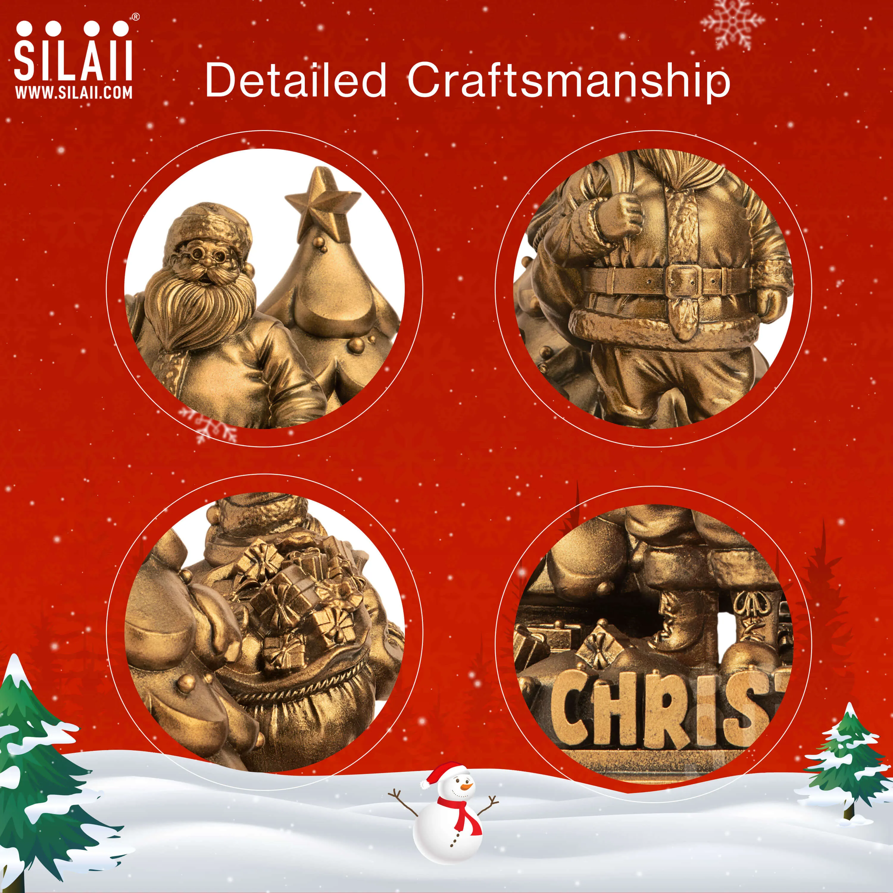 Santa Claus Christmas Sculpture