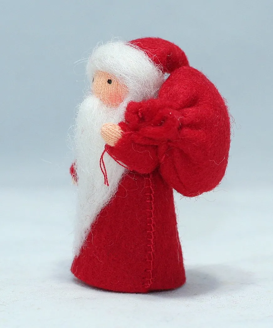 Santa Claus Felted Waldorf Doll - Four Skin Colors