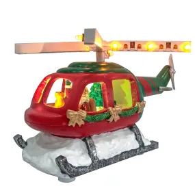 Santa on Helicopter