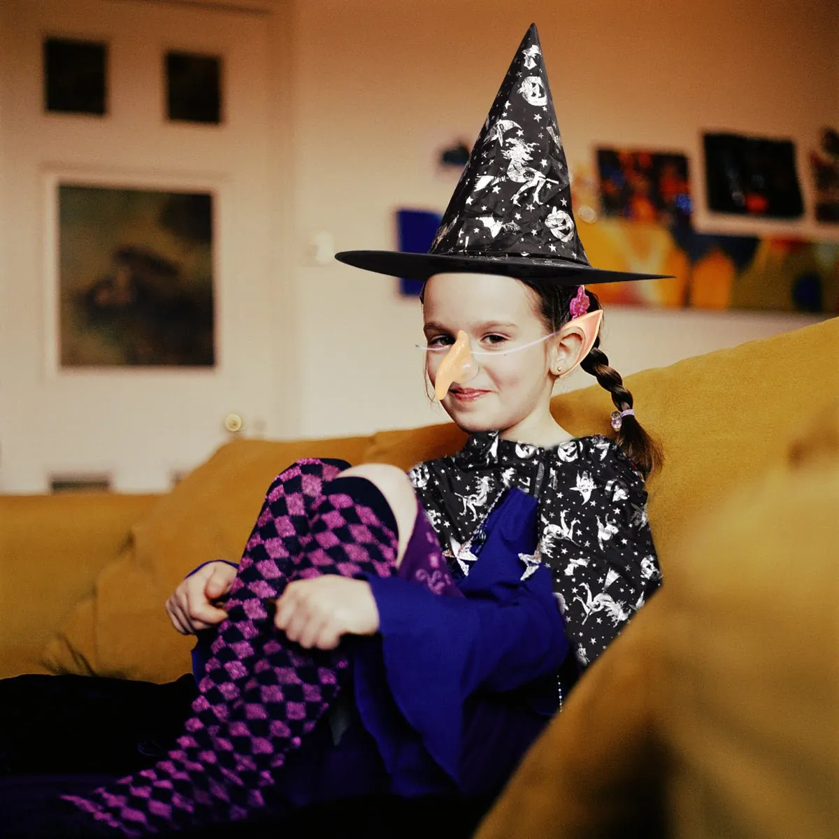 Scary Halloween Witch Costume with Mask - Wholesale
