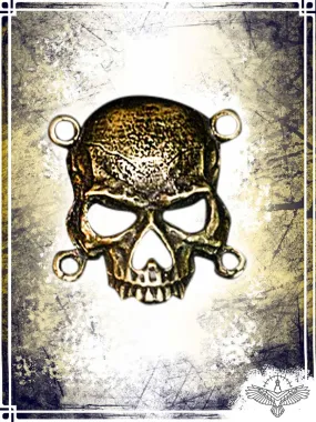 Skull link for knight's chain
