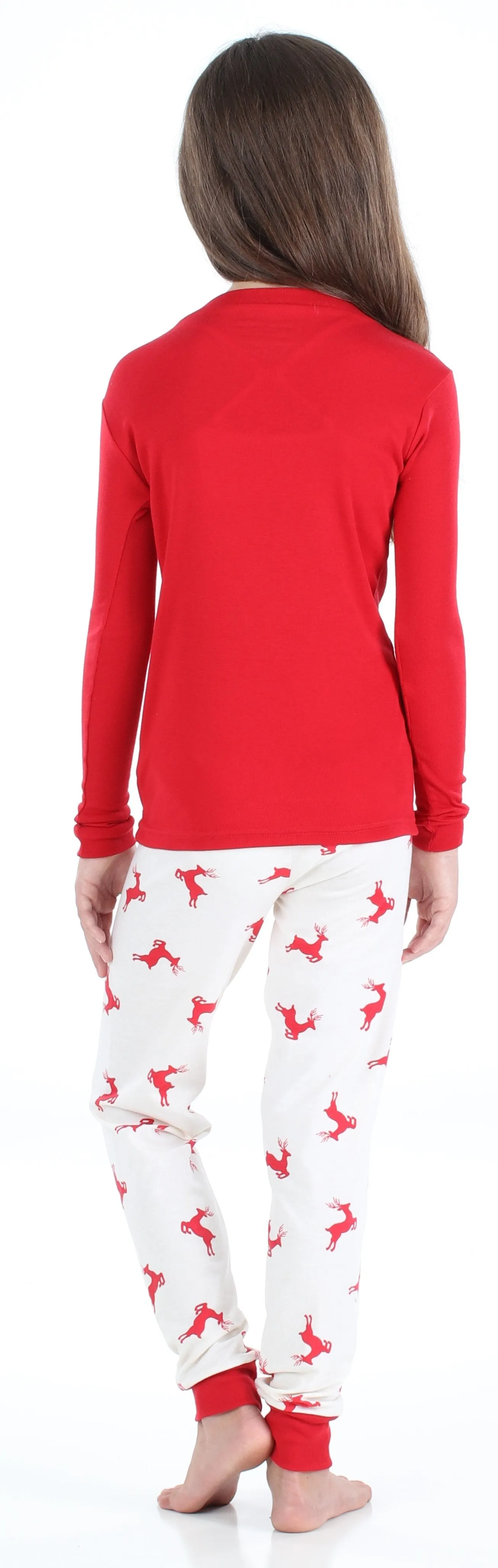 Sleepyheads Family Matching Christmas Red Deer Pajama Sets