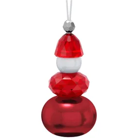 Swarovski Ornament - Holiday Cheers Red Crystals with Metal Santa Claus | 5596389