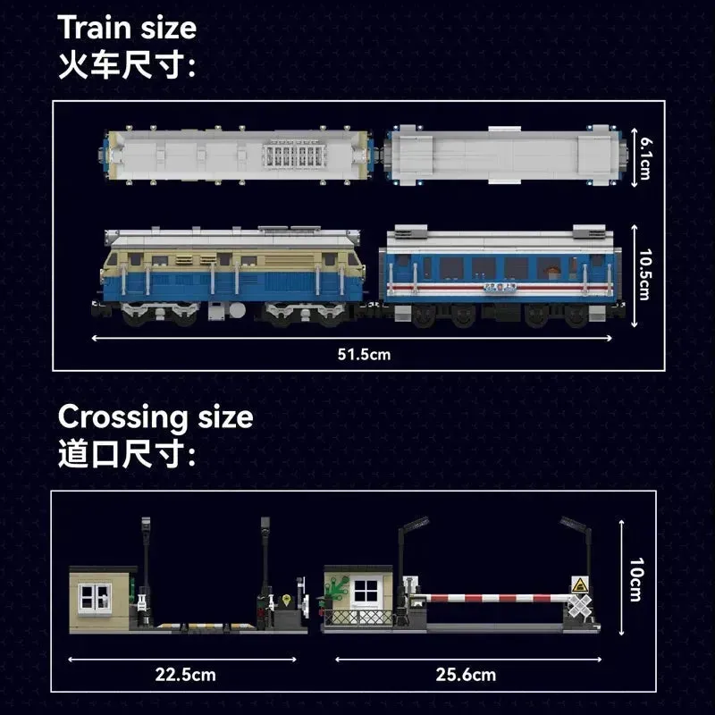 Tech Railway RC DF4B Diesel Train Locomotive Bricks Toy
