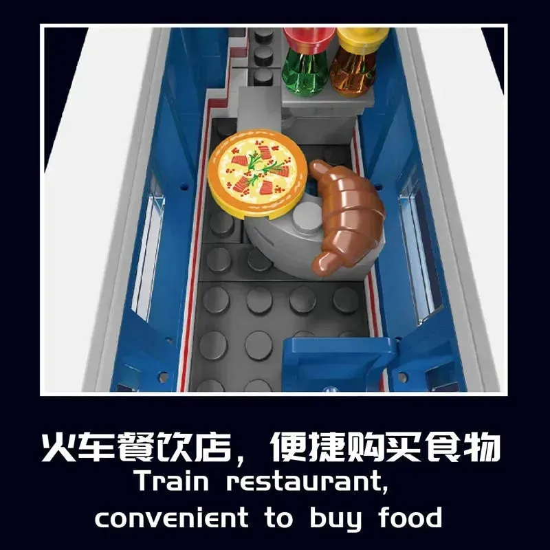 Tech Railway RC DF4B Diesel Train Locomotive Bricks Toy