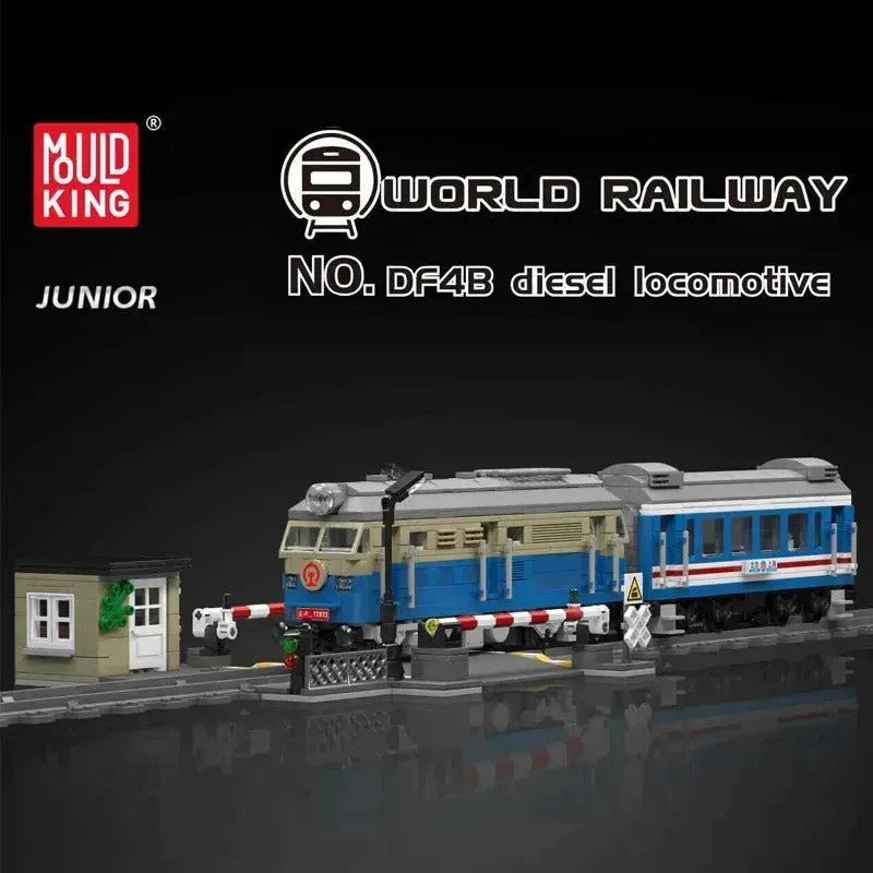Tech Railway RC DF4B Diesel Train Locomotive Bricks Toy