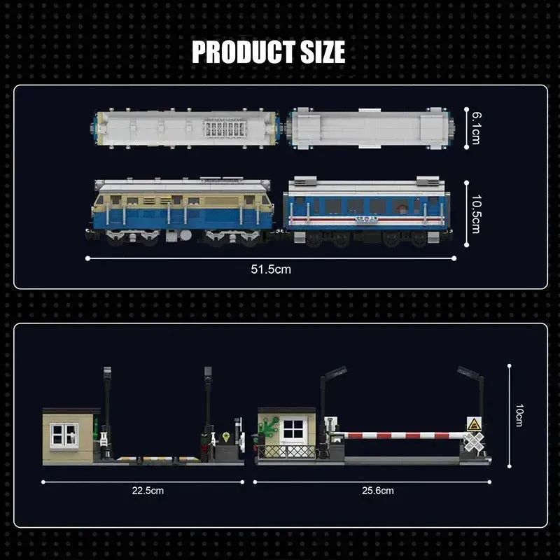 Tech Railway RC DF4B Diesel Train Locomotive Bricks Toy