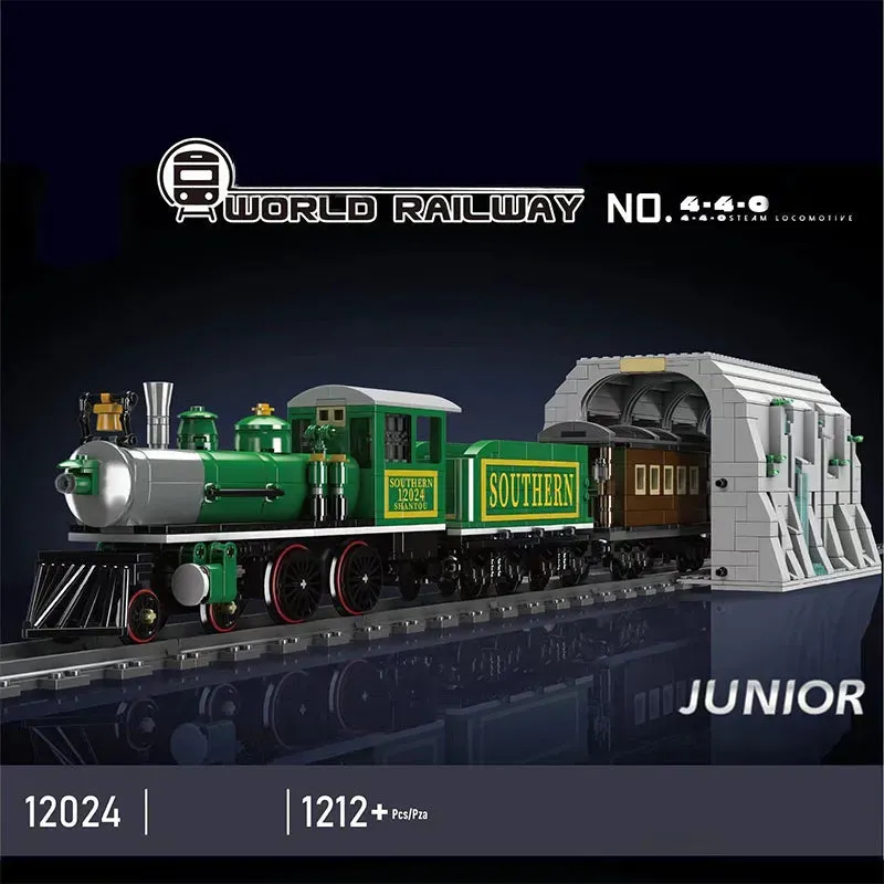 Tech RC 4-4-0 Steam Locomotive RC Train Bricks Toy