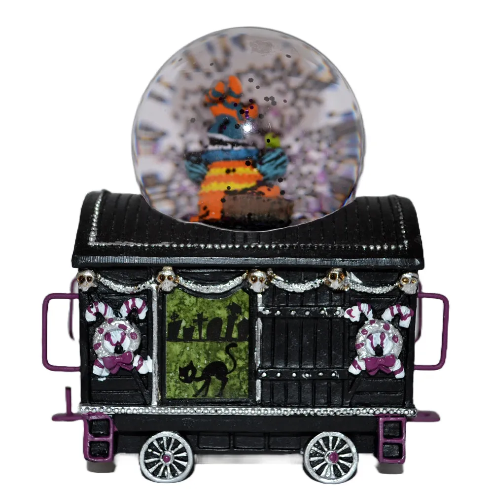 The Bradford Exchange Disney Tim Burton’s The Nightmare Before Christmas Glitter Globe Train Collection Issue #9: Making Christmastime Gifts Handcrafted & Hand-Painted with Music & Glitter 4.5-Inches