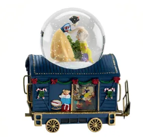 The Bradford Exchange Disney’s Wonderland Express Miniature Snow Globe Collection Issue #3: Snow White 'Holiday's First Kiss' Handcrafted Snow Globe Train with Music 3 to 4.5-Inches