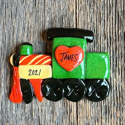 Train Christmas Ornament