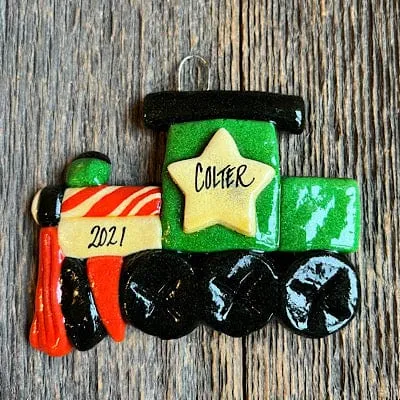 Train Christmas Ornament