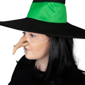 Witches Nose Latex Crooked Wart Wrinkles Pointed Elastic Strap