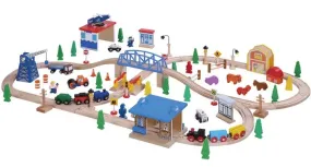 Wooden Train Set 100pc