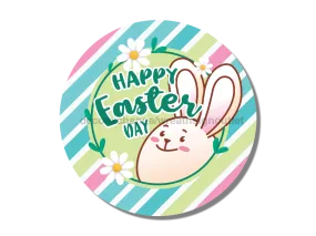 Wreath Sign, Pastel Easter Sign, Easter Bunny Sign, DECOE-464-B, Sign For Wreath, DecoExchange